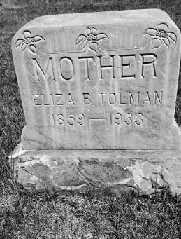 Eliza Belle Grant Tolman Gravestone