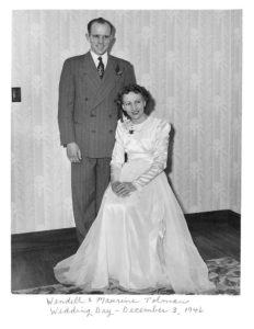 Wendell and Maurine Tolman Wedding Day - December 3, 1946