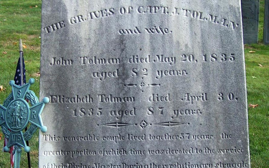 Revolutionary War Record of John Tolman (1753-1835)